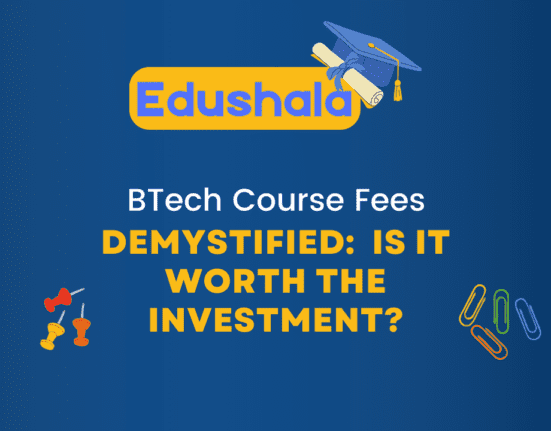 BTech Course Fees