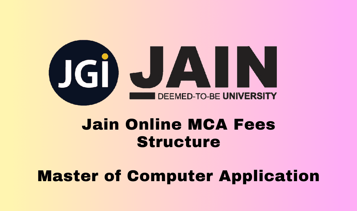 Jain Online MCA